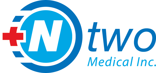 N-two Medical blue and red logo